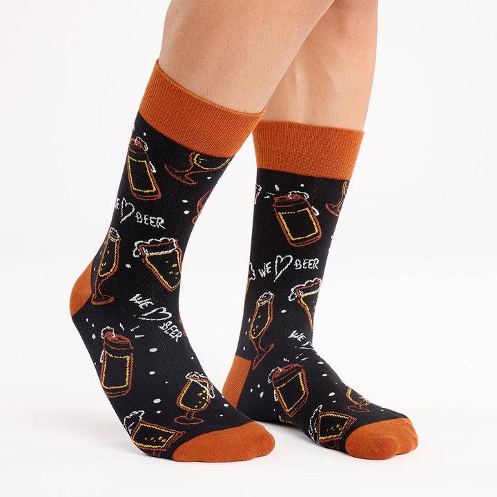 kylie crazy Calcetines divertidos de algodón "sin costuras". CERVEZA Rebajas de fin de temporada