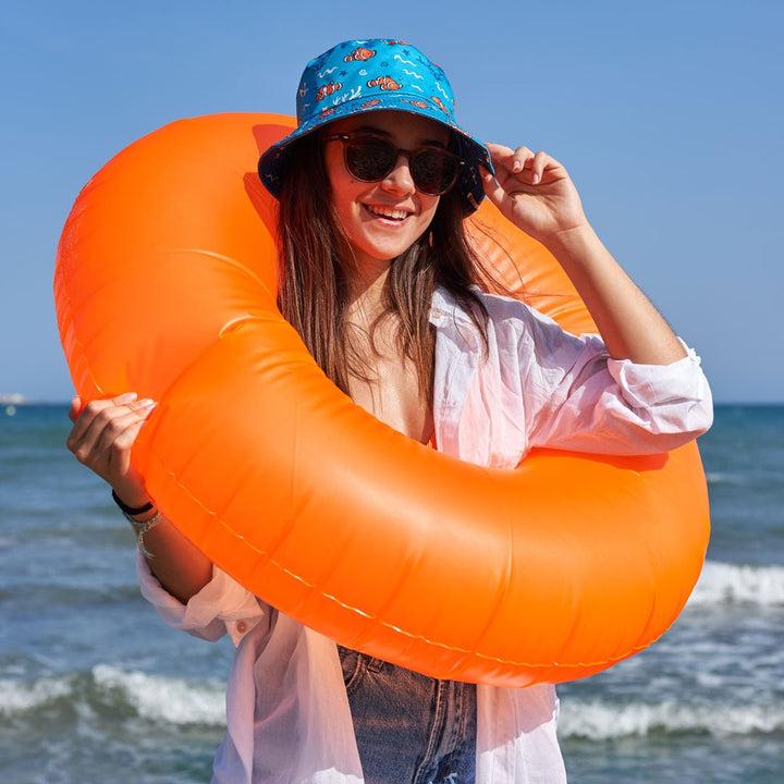 kylie crazy Gorro de pescador reversible PEZ PAYASO
