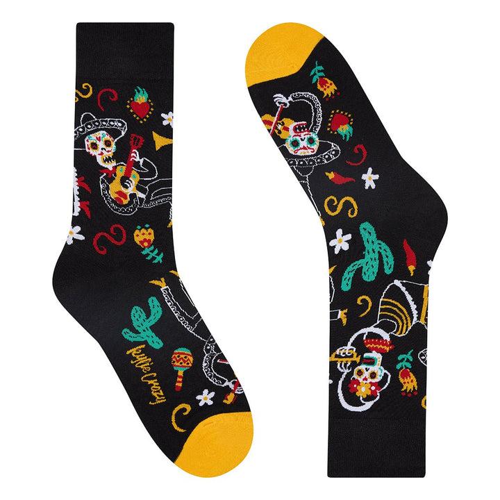 kylie crazy Calcetines divertidos de algodón "sin costuras". MARIACHI Mejor oferta