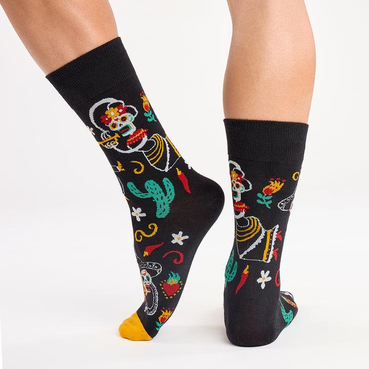 kylie crazy Calcetines divertidos de algodón "sin costuras". MARIACHI Mejor oferta