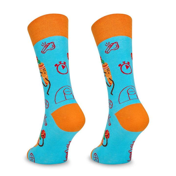 kylie crazy Calcetines divertidos de algodón "sin costuras". ZANAHORIA DEPORTIVA Oferta especial