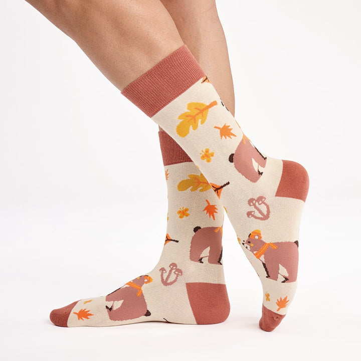 kylie crazy Calcetines divertidos de algodón "sin costuras" OSOS Oferta exclusiva