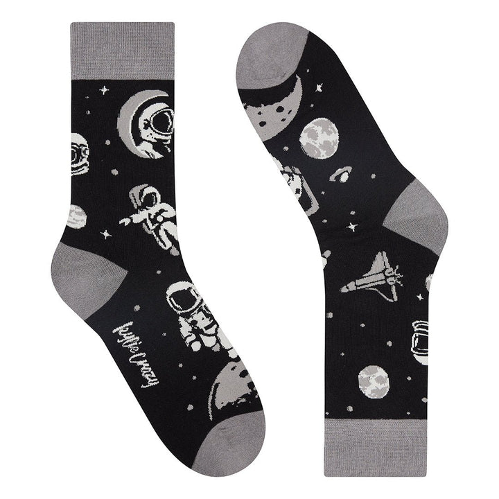 kylie crazy Calcetines divertidos de algodón "sin costuras". ASTRONAUTA Ofertas de temporada