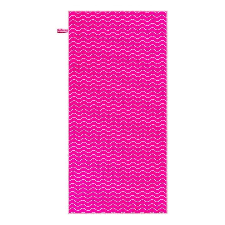kylie crazy Toalla Microfibra ultraligera OLAS FUCSIA Gran oferta