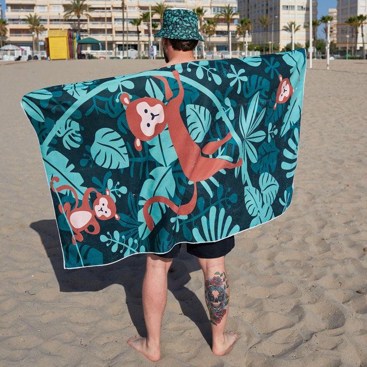 kylie crazy Toalla de playa ultraligera MONITOS Rebajas de fábrica
