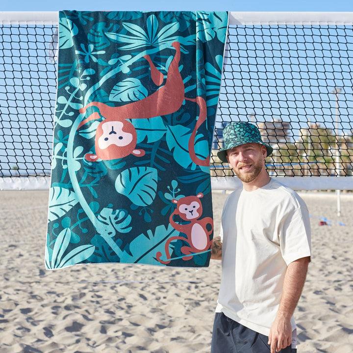 kylie crazy Toalla de playa ultraligera MONITOS Rebajas de fábrica