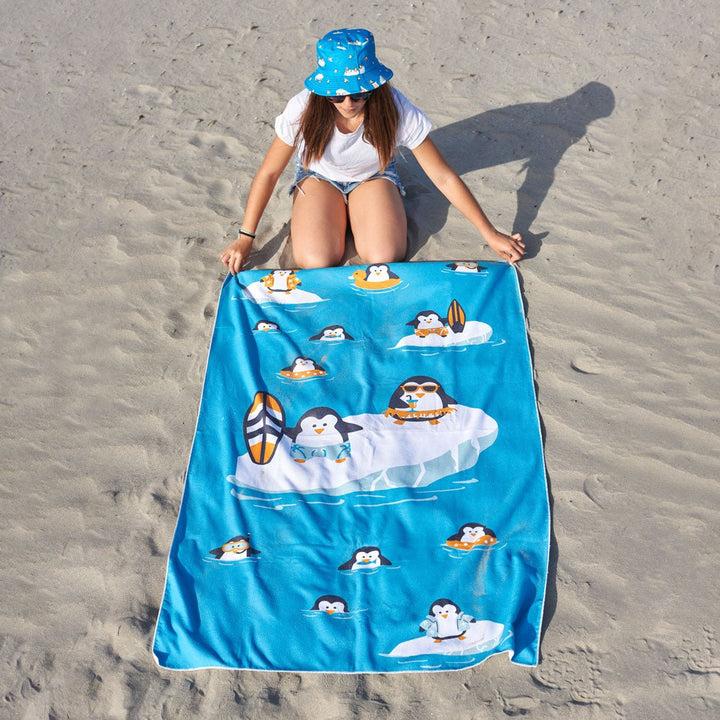kylie crazy Toalla de playa ultraligera PINGÜINO