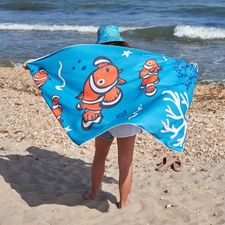 kylie crazy Toalla de playa ultraligera PEZ PAYASO Ventas relámpago