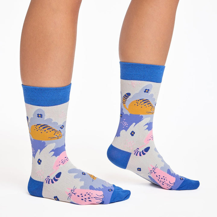 kylie crazy Original pack regalo con 3 pares diferentes de calcetines + cajita regalo GATOS Rebajas online