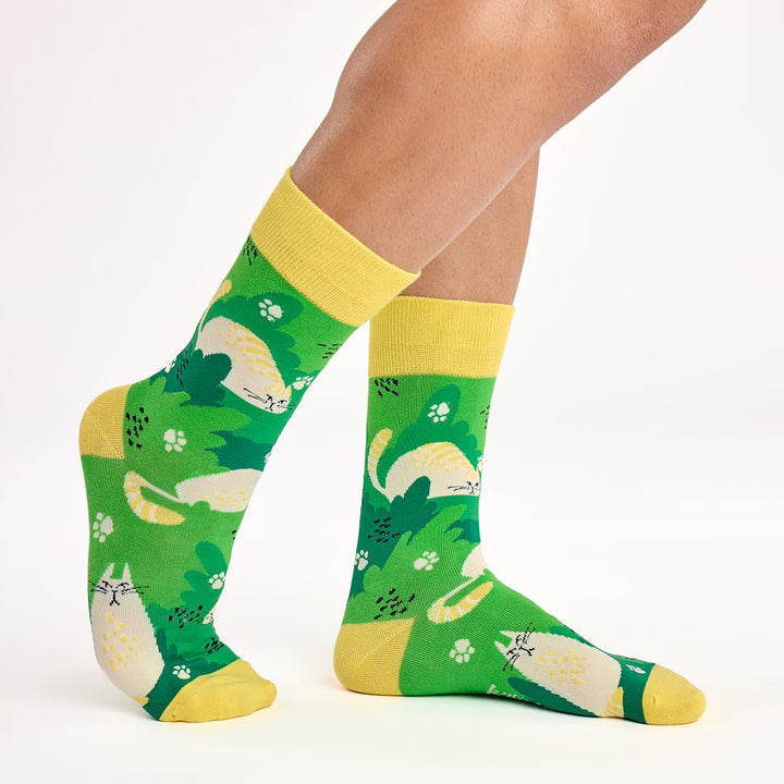 kylie crazy Calcetines divertidos de algodón "sin costuras" GATOS Últimos 3 días