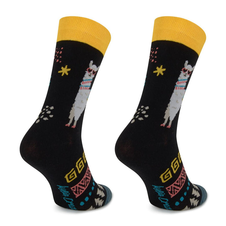 kylie crazy Calcetines divertidos de algodón LLAMA Precio de fábrica