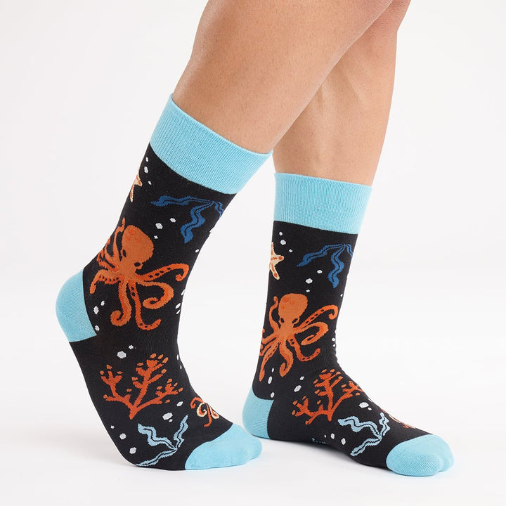 kylie crazy Calcetines divertidos de algodón "sin costuras" PULPO Promoción trimestral