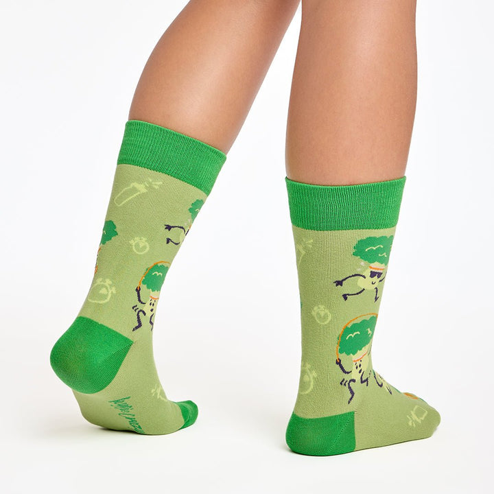 kylie crazy Calcetines divertidos de algodón "sin costuras" BROCOLI Envío internacional gratuito