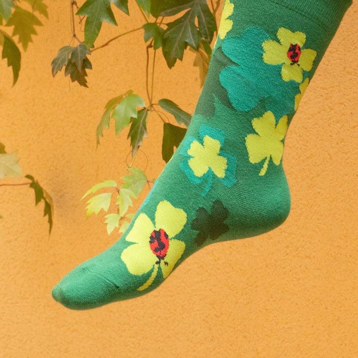 kylie crazy Calcetines alegres de algodón TRÉBOL Tienda de fábrica