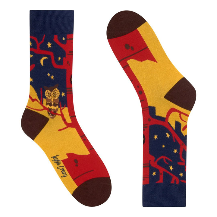kylie crazy Calcetines originales de algodón BÚHOS Oferta exclusiva