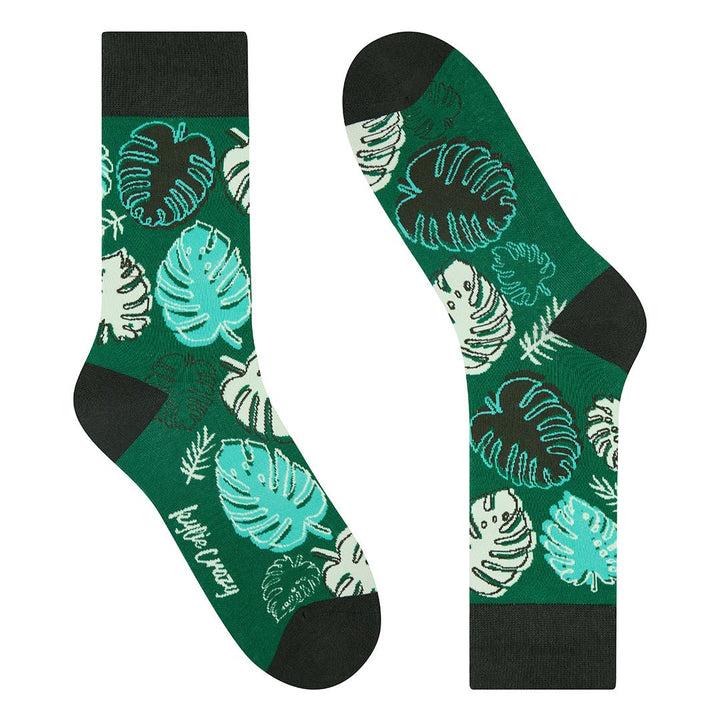 kylie crazy Calcetines divertidos de algodón "sin costuras" MONSTERA Descuento por venta flash