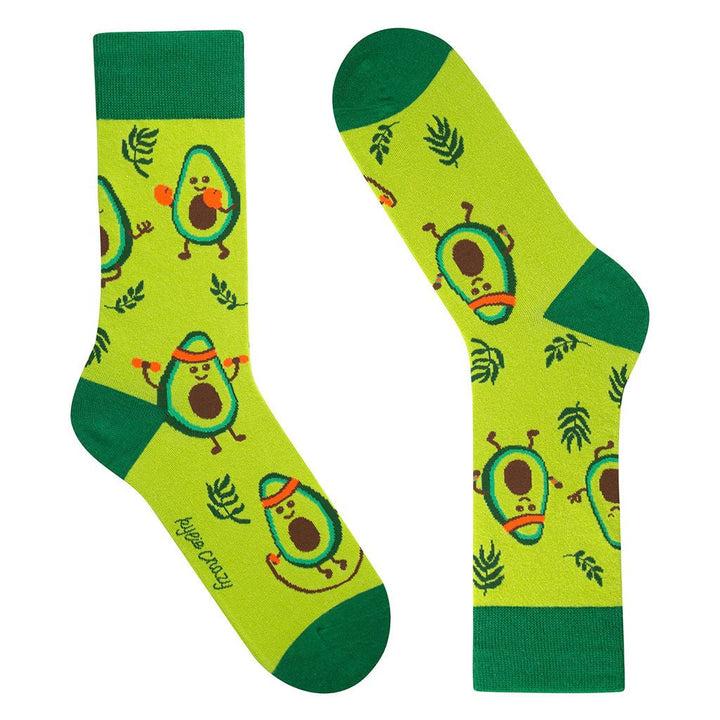 kylie crazy Calcetines divertidos de algodón AGUACATE Ofertas de temporada