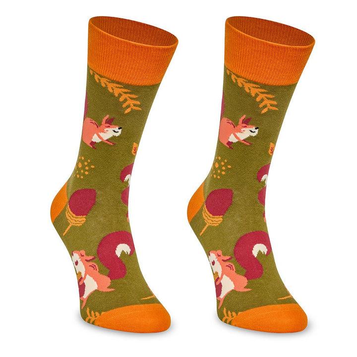 kylie crazy Calcetines divertidos de algodón "sin costuras" ARDILLA Ofertas especiales