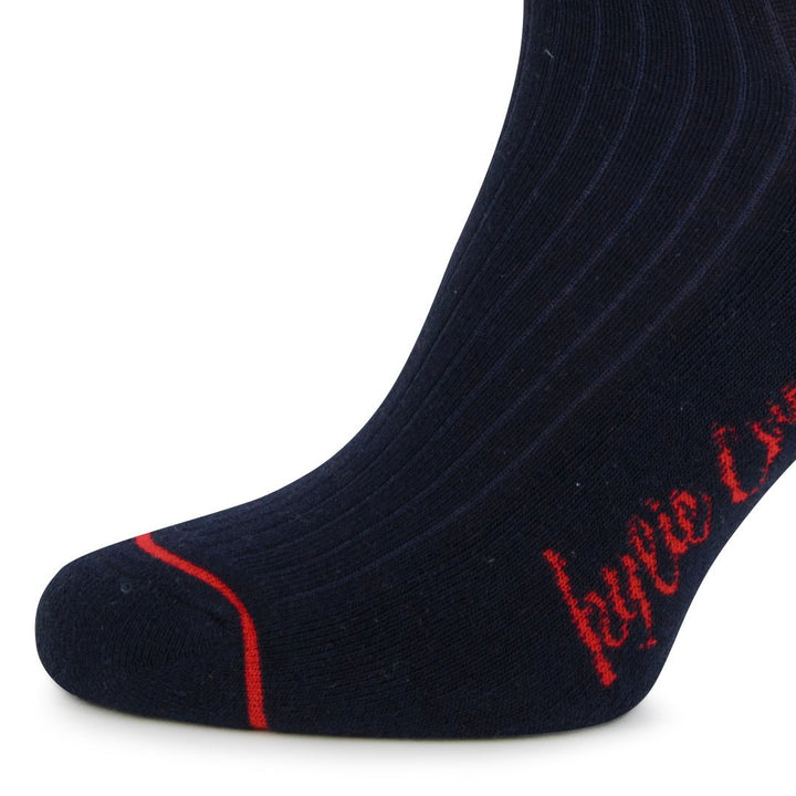 kylie crazy Calcetines azul marino de algodón con acolchado PIES DELICADOS 2025