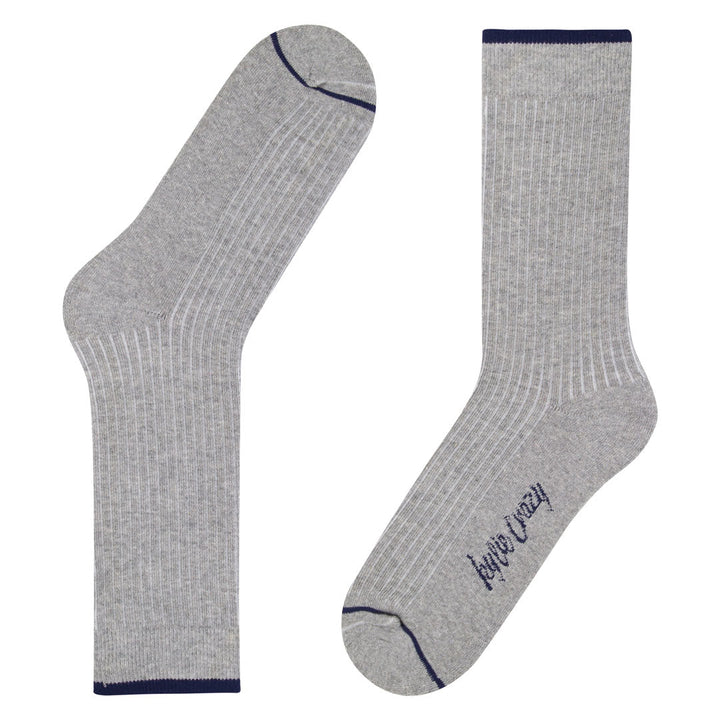 kylie crazy Calcetines gris hielo de algodón con acolchado PIES DELICADOS Outlet online
