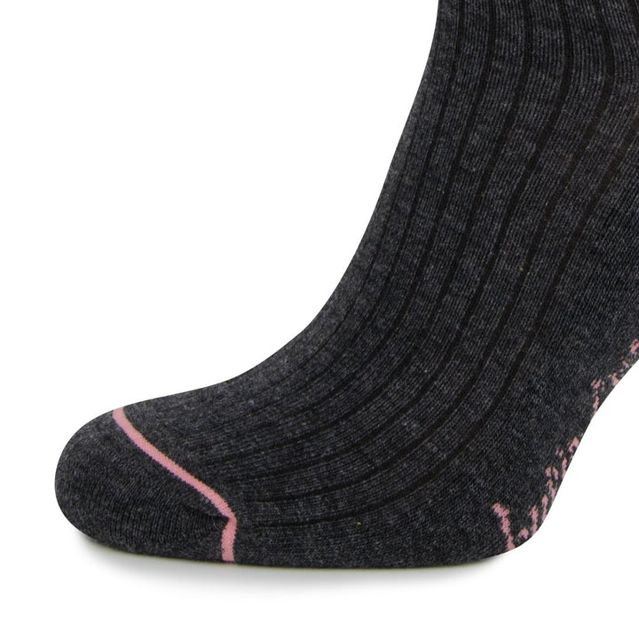 kylie crazy Calcetines grises de algodón con acolchado PIES DELICADOS En oferta