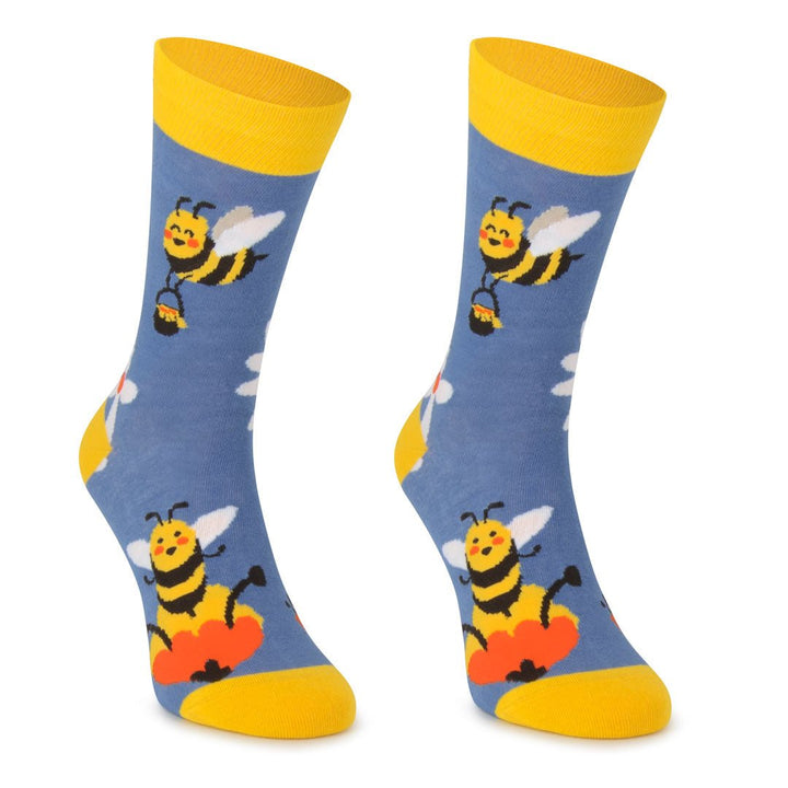 kylie crazy Calcetines alegres de algodón ABEJA