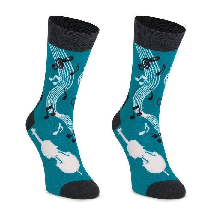 kylie crazy Calcetines divertidos de algodón BLUE MUSIC Los más vendidos
