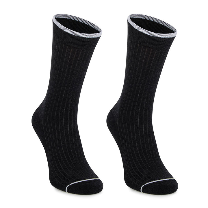 kylie crazy Calcetines negros de algodón con acolchado PIES DELICADOS