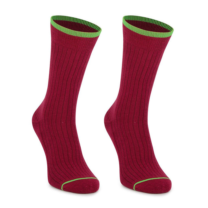 kylie crazy Calcetines rojo de algodón con acolchado PIES DELICADOS