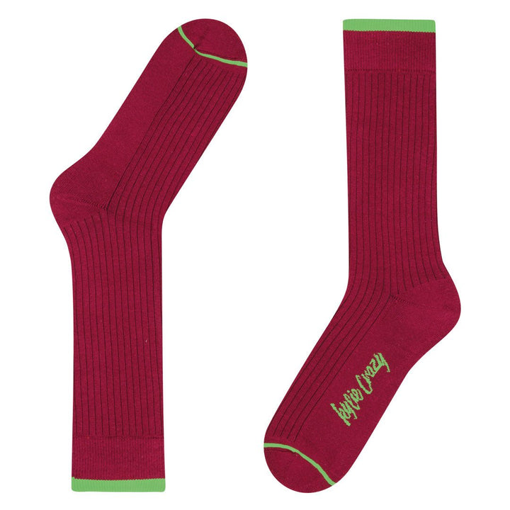 kylie crazy Calcetines rojo de algodón con acolchado PIES DELICADOS Rebajas top