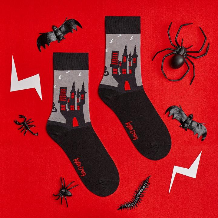 kylie crazy Calcetines divertidos de algodón CASTILLO HALLOWEEN Promoción trimestral