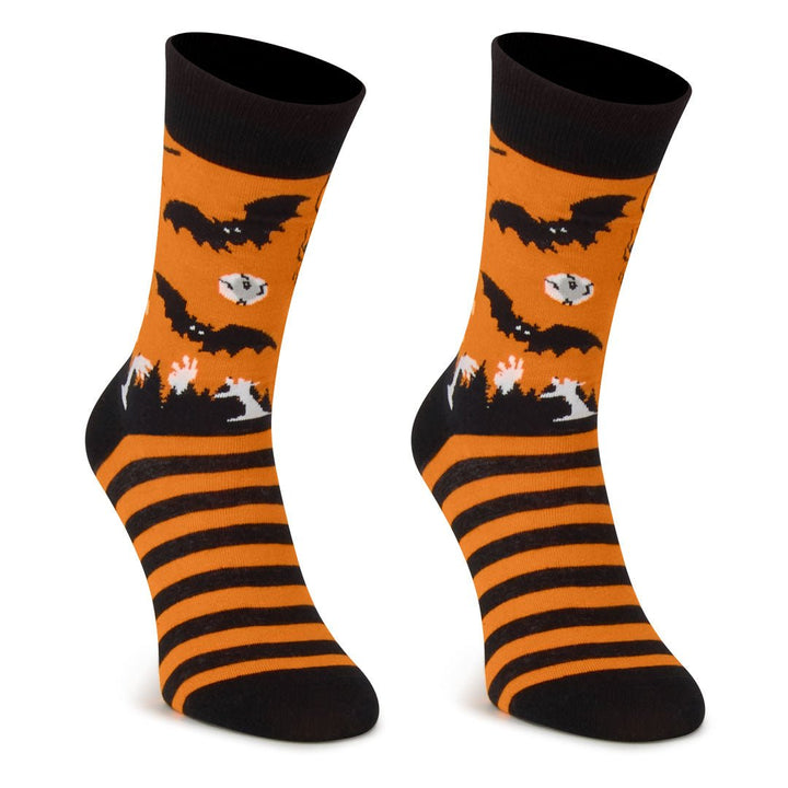 kylie crazy Calcetines divertidos de algodón MURCIÉLAGOS HALLOWEEN Superdescuento