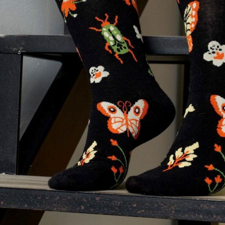 kylie crazy Calcetines originales de algodón MARIPOSA Grandes descuentos