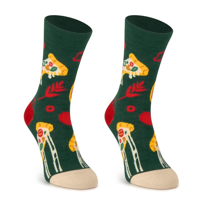 kylie crazy Calcetines alegres de algodón PIZZA Precios de Black Friday