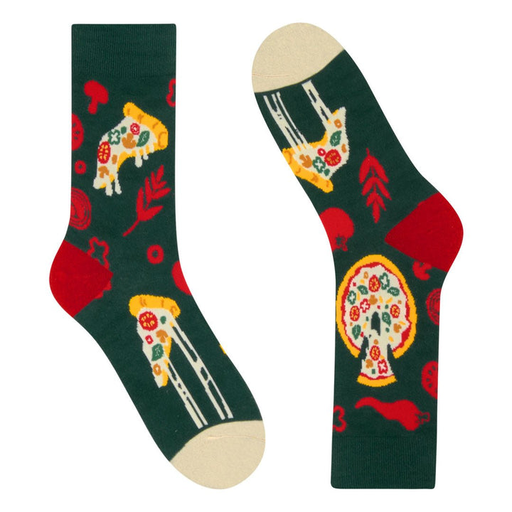 kylie crazy Calcetines alegres de algodón PIZZA Precios de Black Friday