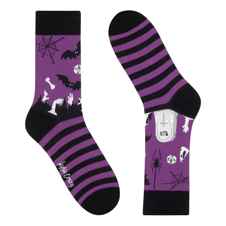 kylie crazy Calcetines divertidos de algodón MURCIÉLAGOS HALLOWEEN Oferta exclusiva