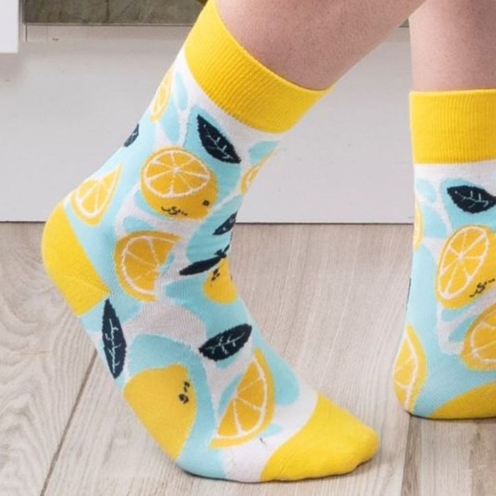 kylie crazy Calcetines originales de algodón LIMÓN Descuento por venta flash