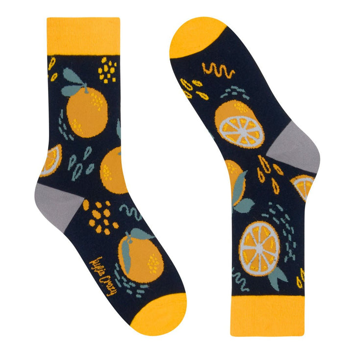 kylie crazy Calcetines divertidos de algodón NARANJA Ofertas de temporada