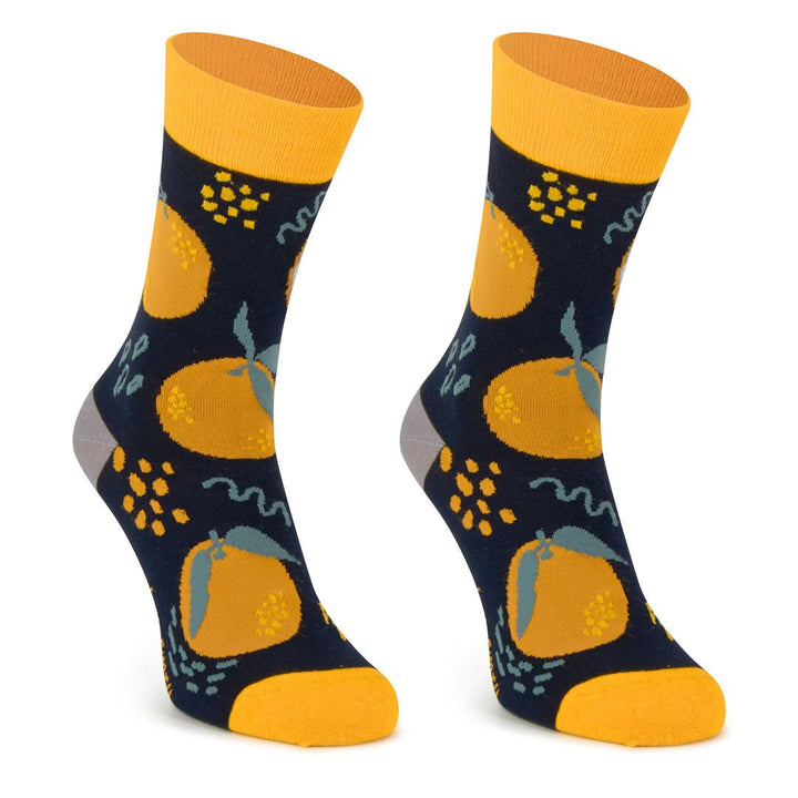 kylie crazy Calcetines divertidos de algodón NARANJA Ofertas de temporada