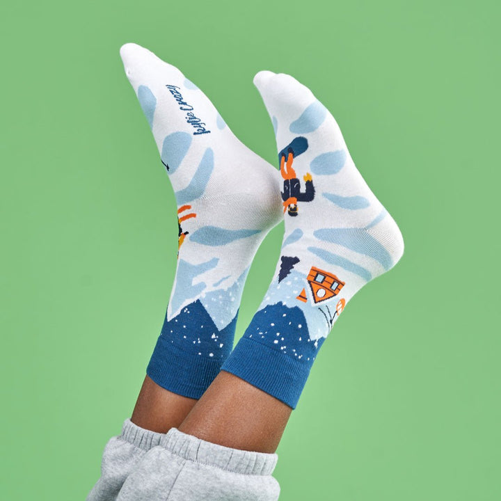 kylie crazy Calcetines originales "sin costuras" SKI SNOW