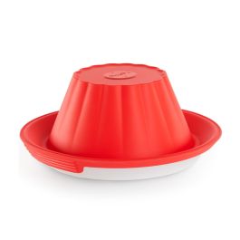 lékué Molde para flan con plato