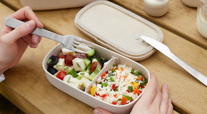 lékué Single Lunchbox To Go Organic Tienda de fábrica