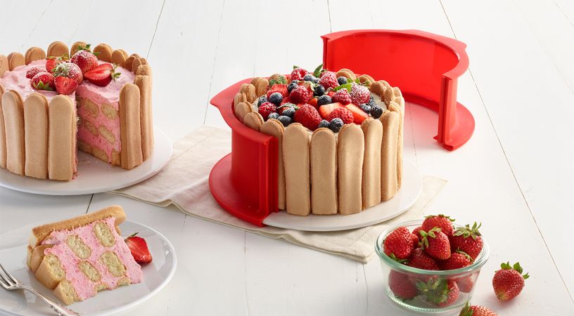 lékué Molde Desmontable para Charlotte ø 18 cm Venta caliente