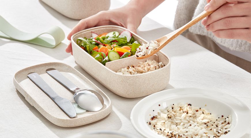 lékué Lunchbox To Go Organic Descuento por venta flash