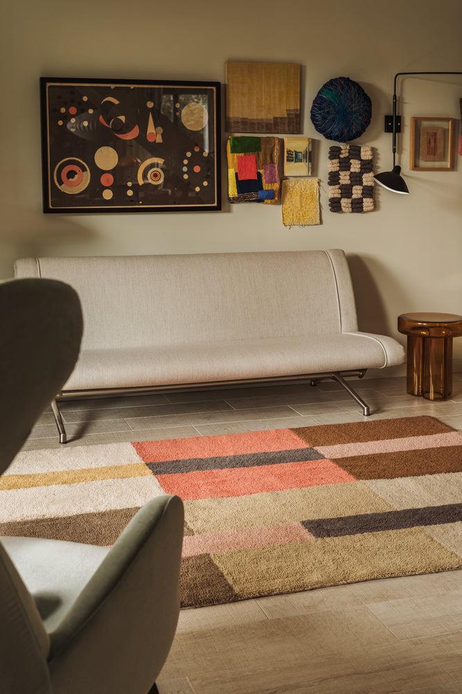 lorena canals Alfombra De Lana Chroma Spiced Coral Ofertas de temporada