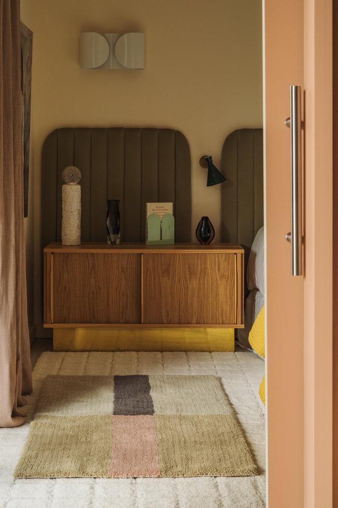 lorena canals Alfombra De Lana Chroma Dusty Pink Ofertas especiales
