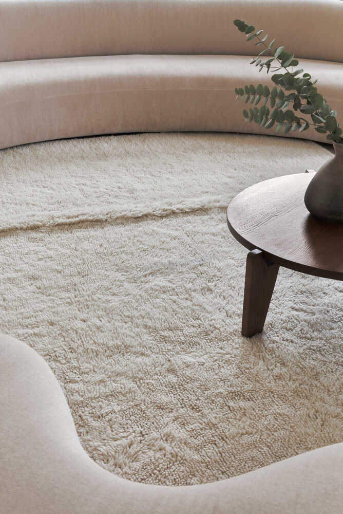 lorena canals ALFOMBRA WOOLABLE TUNDRA - SHEEP WHITE Rebajas de fábrica