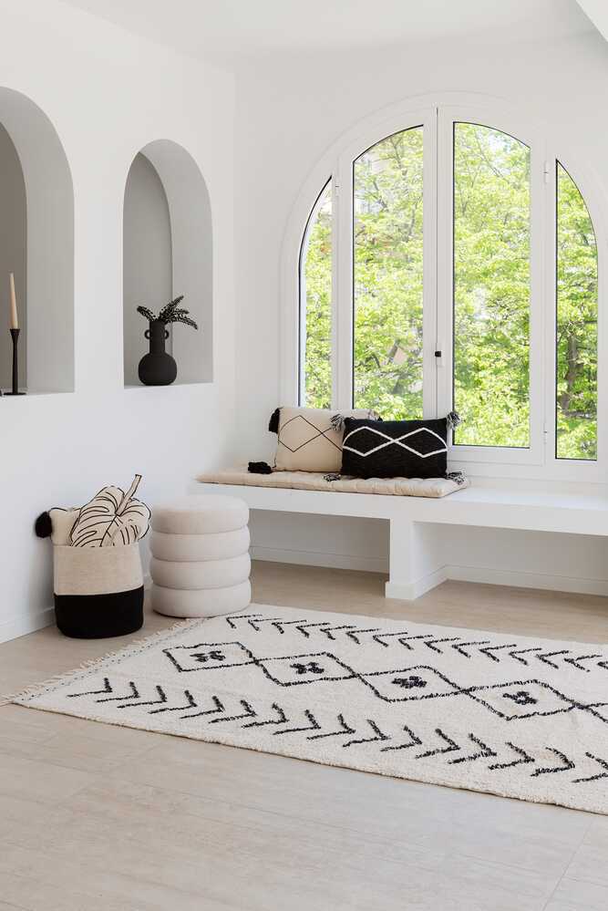 lorena canals ALFOMBRA LAVABLE BERBER RHOMBS Mejor oferta