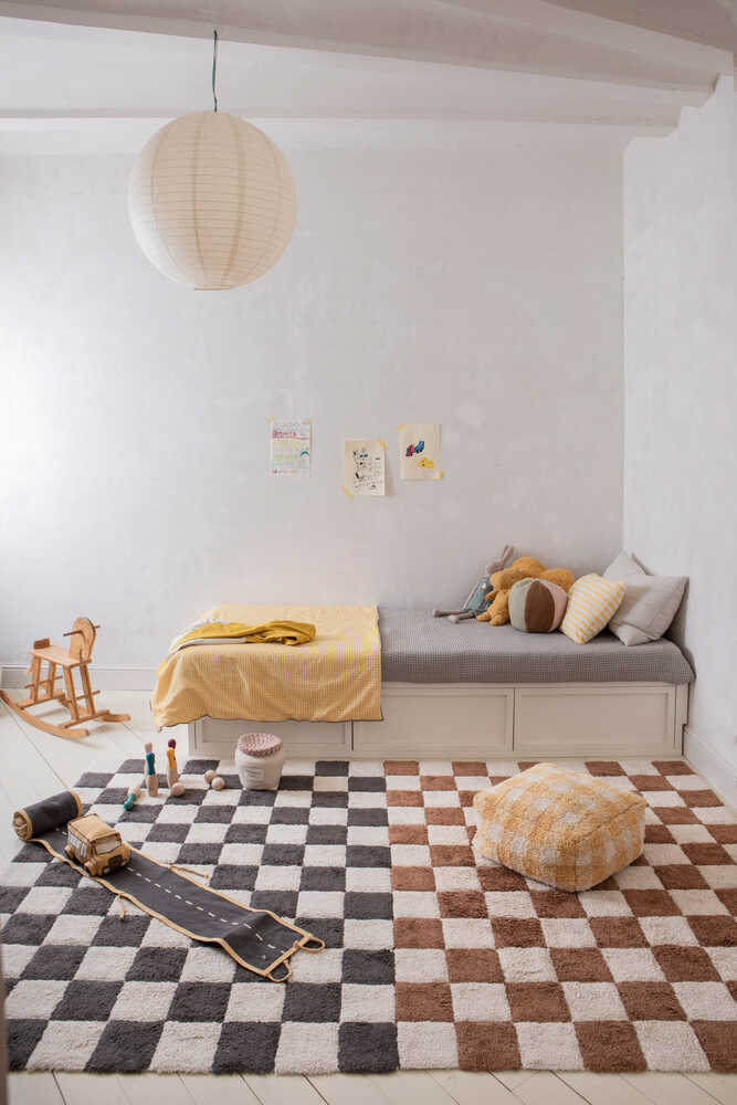 lorena canals Alfombra Lavable Kitchen Tiles Toffee Rebajas online