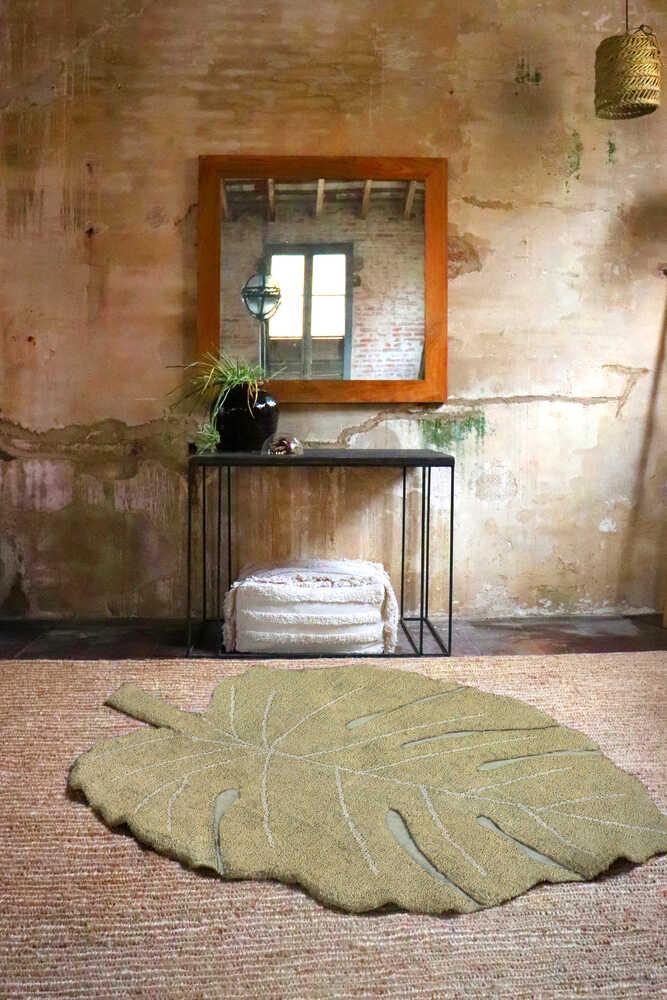 lorena canals ALFOMBRA LAVABLE MONSTERA OLIVE Último día
